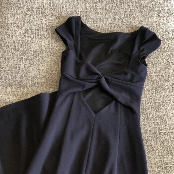 BHLDN Madison Maxi Dress Gown by Katie May Size 0 Navy - Picture 6 of 9